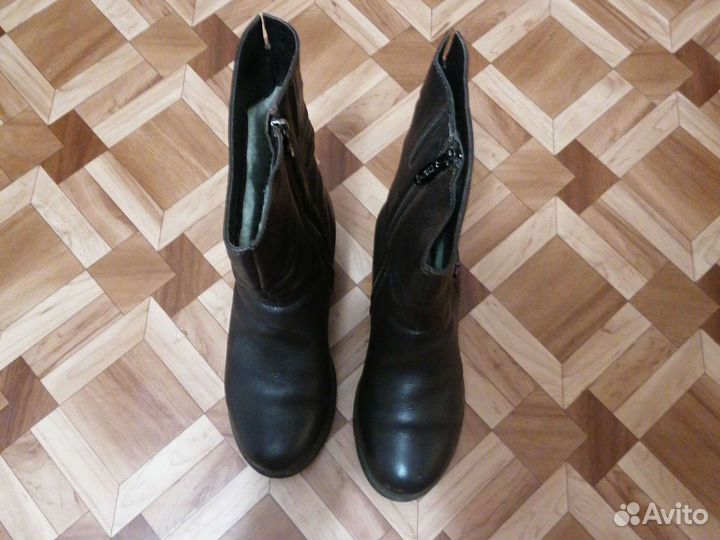 Зимние женские сапоги 38 натуральная кожа