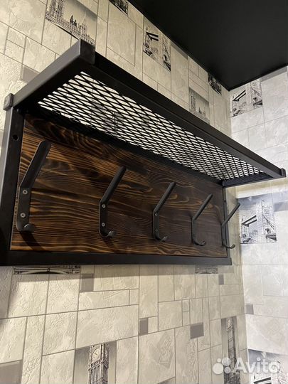 Вешалка в прихожую лофт