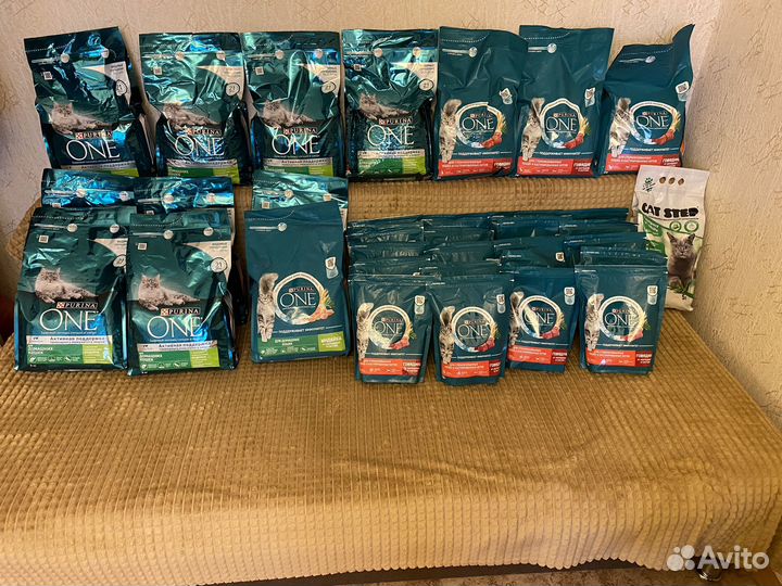 Сухой Корм для кошек Purina ONE 750гр, 3 кг