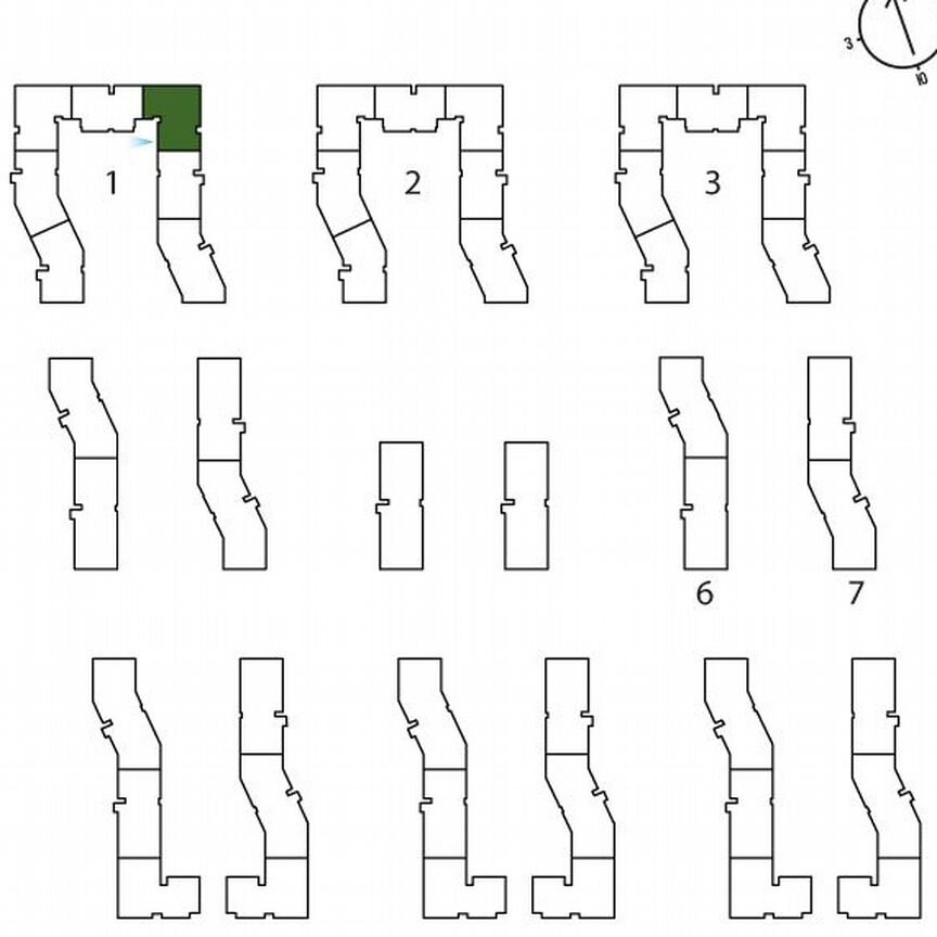 1-к. квартира, 34,1 м², 3/3 эт.