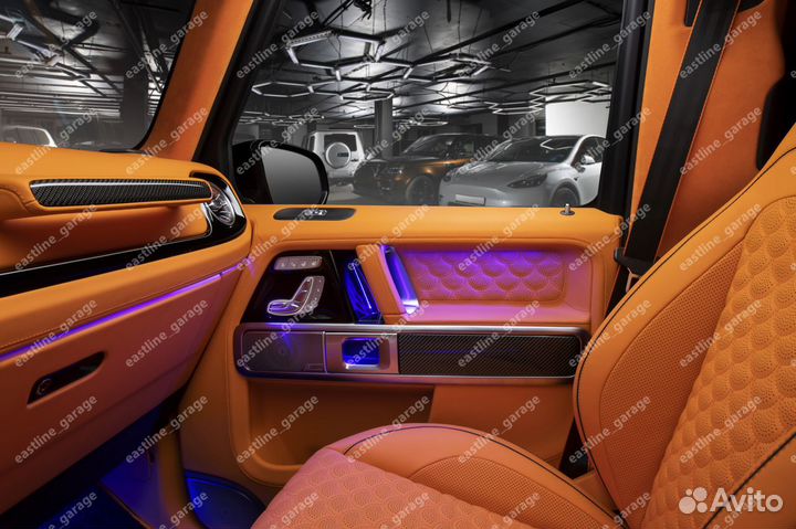 Cалон MB G-class Brabus апельсиновый