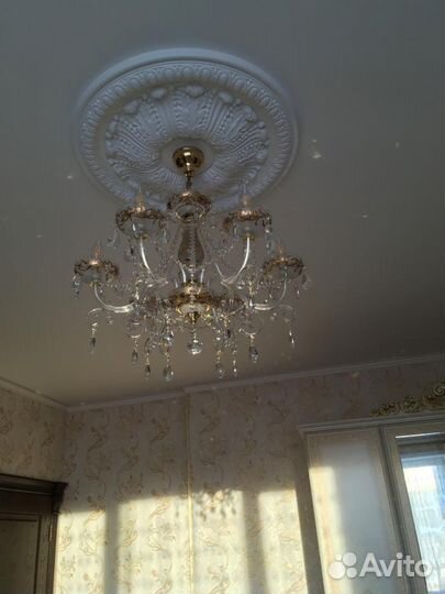 Люстра Bohemia Чехословакия шести рожковая