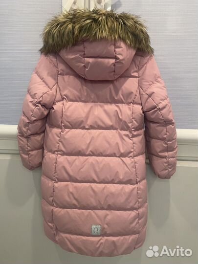 Kerry зимний пуховик 134 розовый