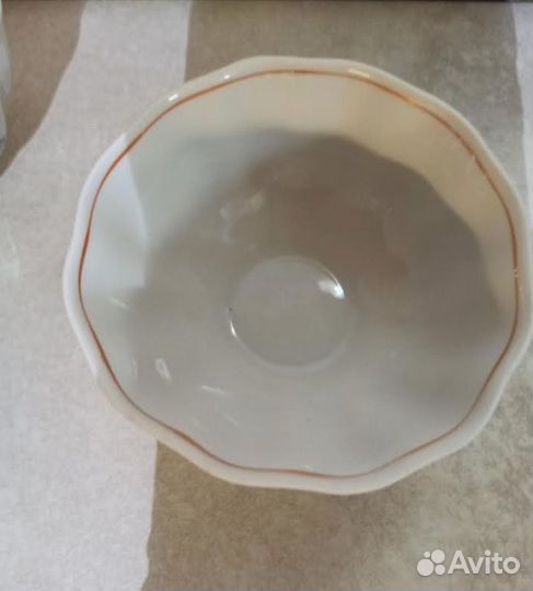 Чайные чашки фарфоровые от сервизов дулево