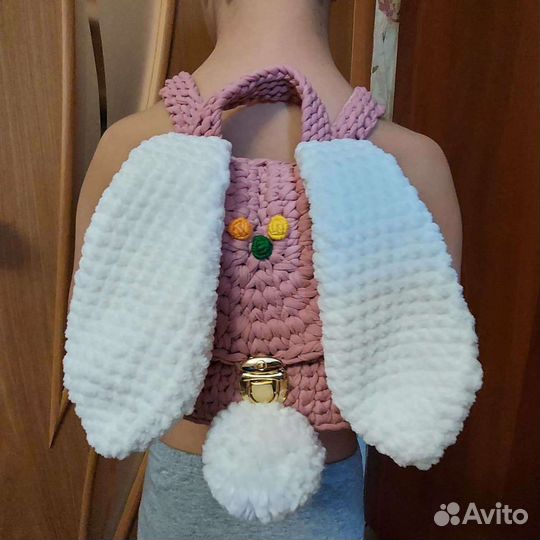 Детский рюкзачок,зайка