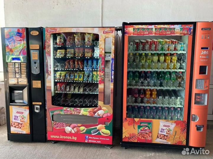 Напитки и доход: франшиза автоматов