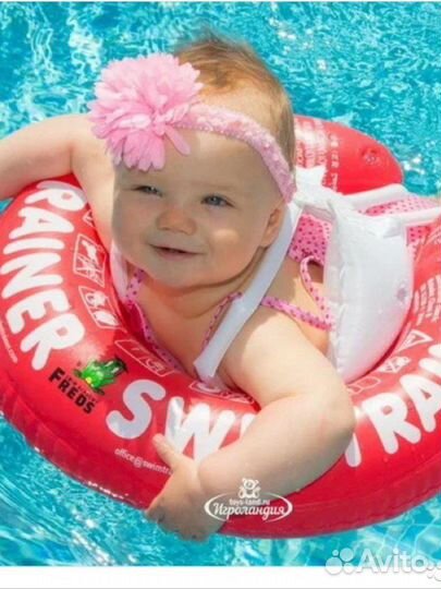 Круг для плавания swimtrainer красный
