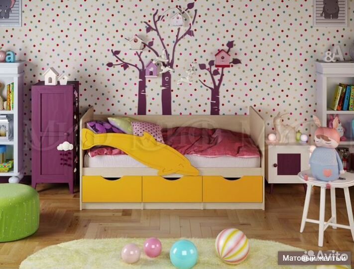Детская кровать Дельфин/Дельфин-1