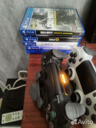 Sony playstation 4 slim 1tb с играми