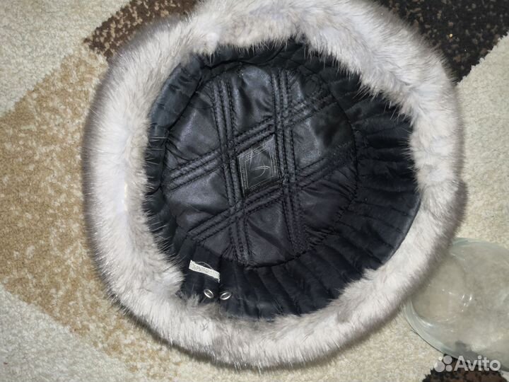 Норковая шапка мужская ушанка