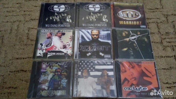Продам б/у CD, mp3 диски с рэп-музыкой