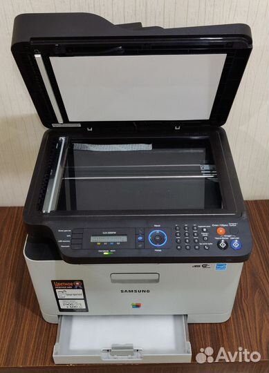 Мфу лазерный цветной с wifi samsung clx-3305fw