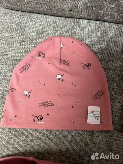 Шапка+снуд на девочку