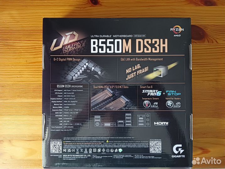 Ryzen 7 5800X / Gigabyte B550M DS3H