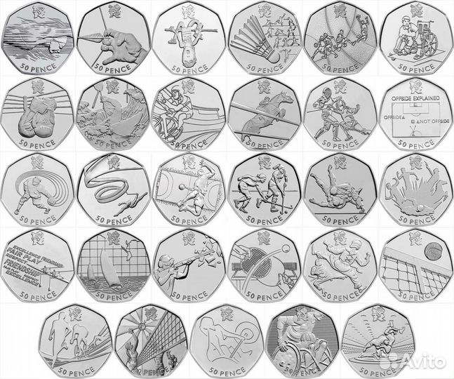 Подарочный набор монет Олимпиада в Лондоне