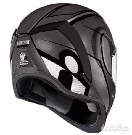 Мотошлем Icon Airform Conflux серый