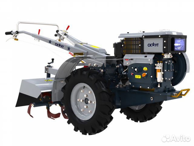 Мотоблок скаут 81 D + почвофреза