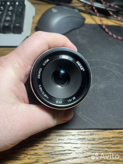 Объектив meike 25mm f 1.8 sony e