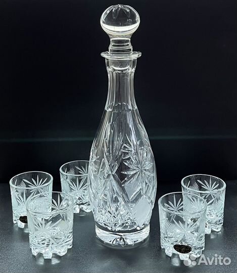 Графины Гусь-Хрустальный стопки