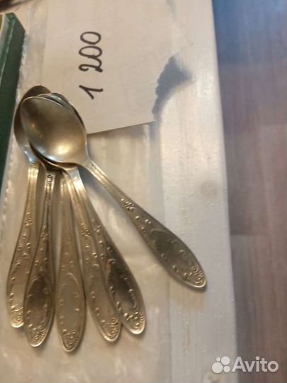 Мельхиоровые ложки, столовые приборы