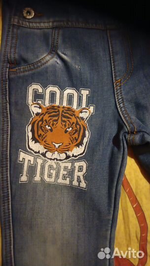 Комбинезон джинсовый детский