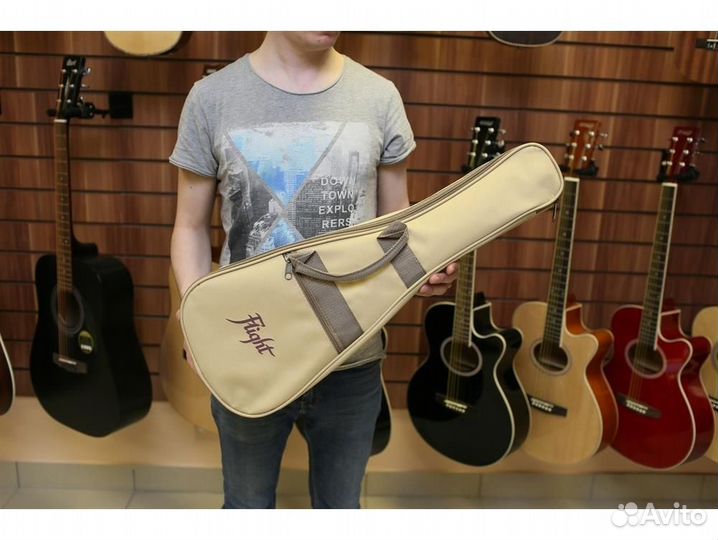 Flight NUC310 концерт с чехлом укулеле концерт