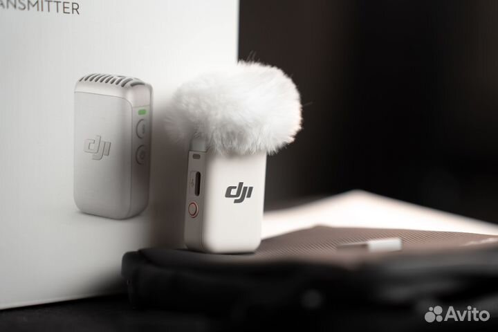 Микрофон как новый DJI mic II transmitter белый
