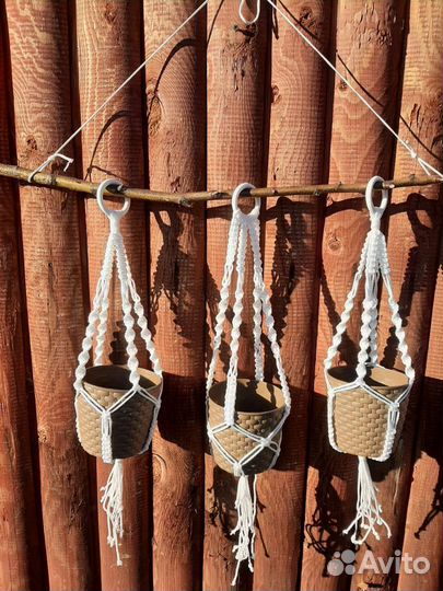 Кашпо макраме