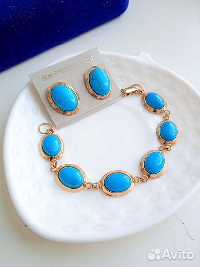 Серьгии браслет винтаж США