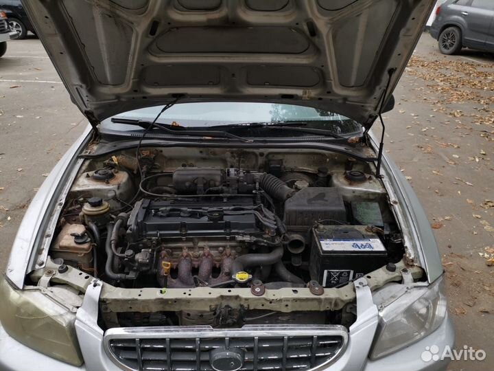 Hyundai Accent 1.5 МТ, 2005, 347 391 км