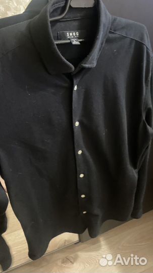 Рубашка мужская черная