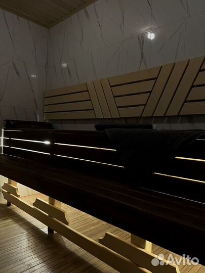 Сауна с теплым бассейном