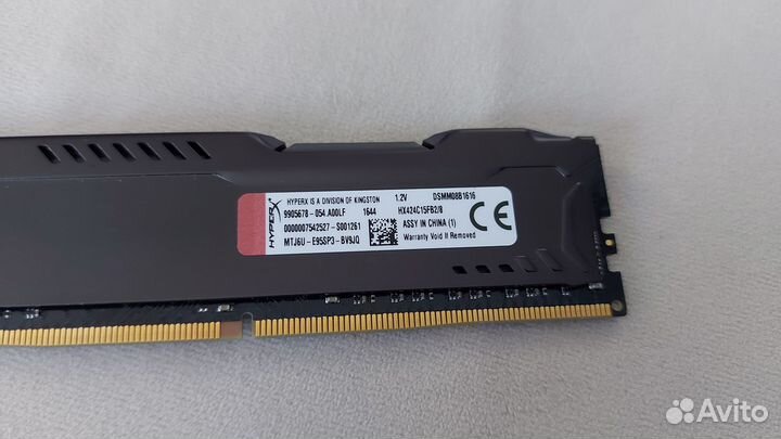 Оперативная память Kingston Fury ddr4 8gb 2400