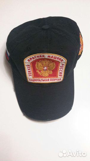 Кепка бейсболка мужская хокей красная машина