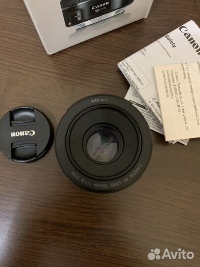 Объектив Canon 50mm 1.8 STM