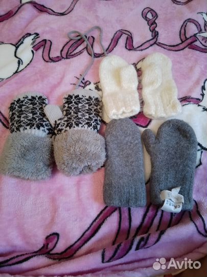 Варежки детские