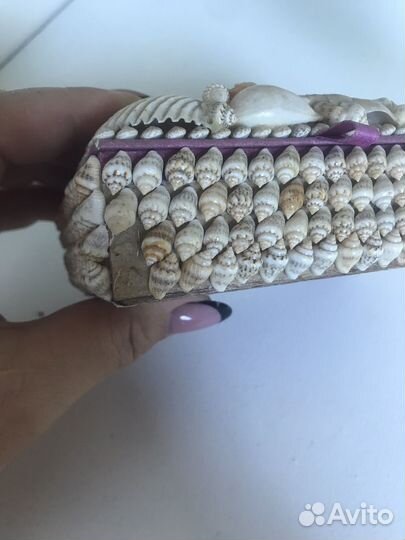 Шкатулка для украшений ракушка