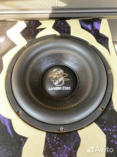Сабвуфер Ground Zero gzhw 30SPL Gold