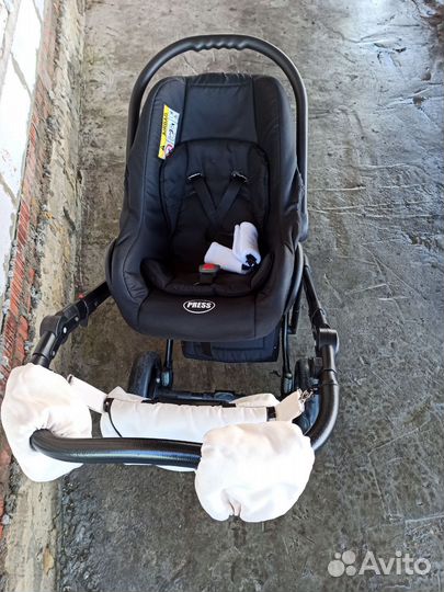 Коляска 3 в 1 bebe mobile castello