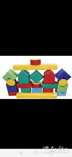 Большой мягкий конструктор