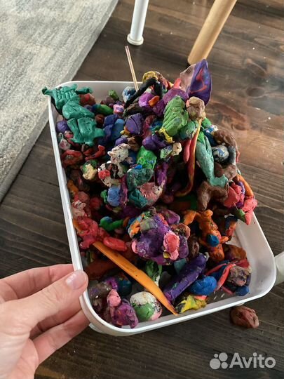 Пластилин остатки. Скульптурный пластилин