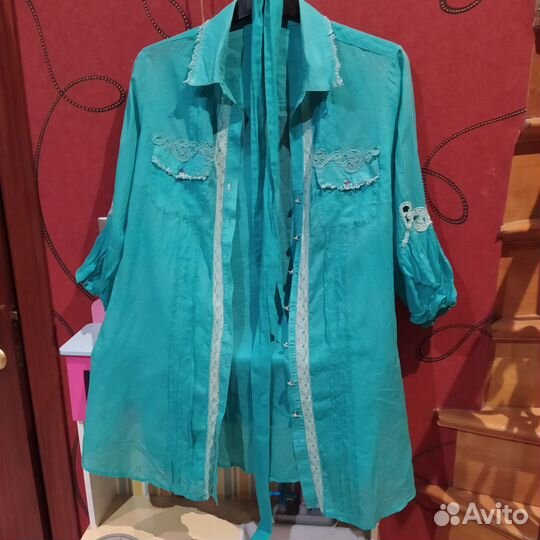 Блузка удл ( блузон) женск,52,Severi Darling