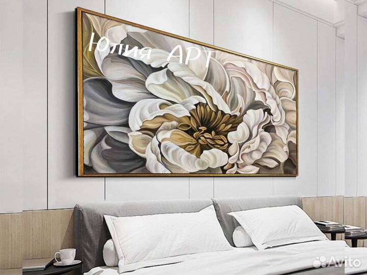 Картины интерьерные абстракции цветы цветок