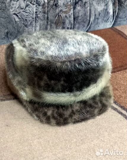 Шапка зимняя мужская с из нерпы 57-58 размер новая