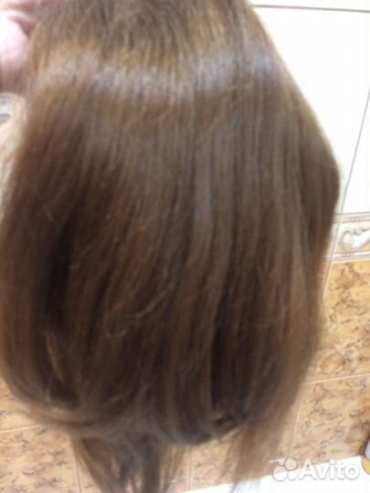 Хвост из натуральных волос