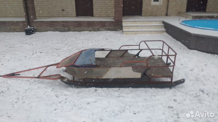 Сани для снегохода экспидиционные