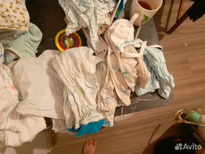Игрушки и вещи пакетом на новорождённого