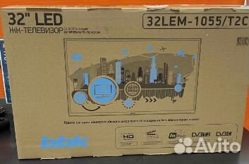 Новый телевизор BBK 32LEM-1055/T2C 81см