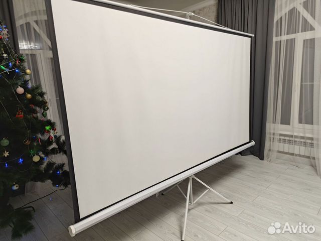 Экран для проектора на штативе 120 дюймов объявление продам