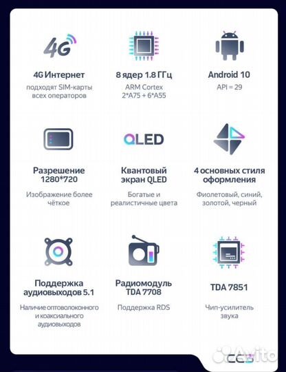 Магнитола андройд teyes CC3 4/64 8 ядер 4g DSP